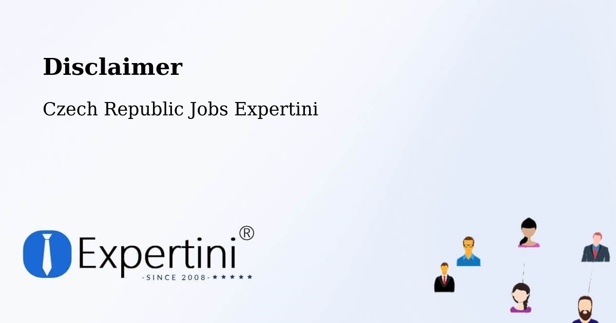 Disclaimer – Hrob - Czech Republic Jobs Expertini